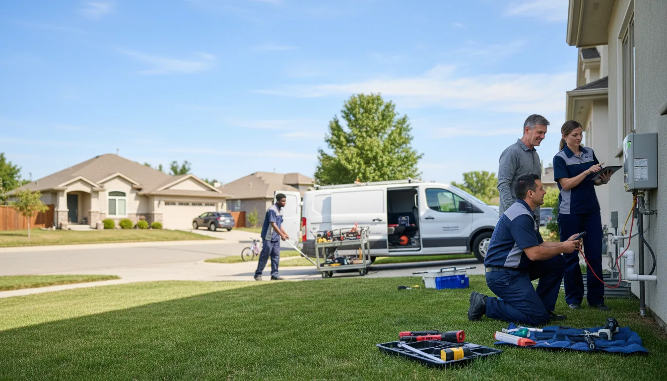 Tankless water heater service in Reno, PA
